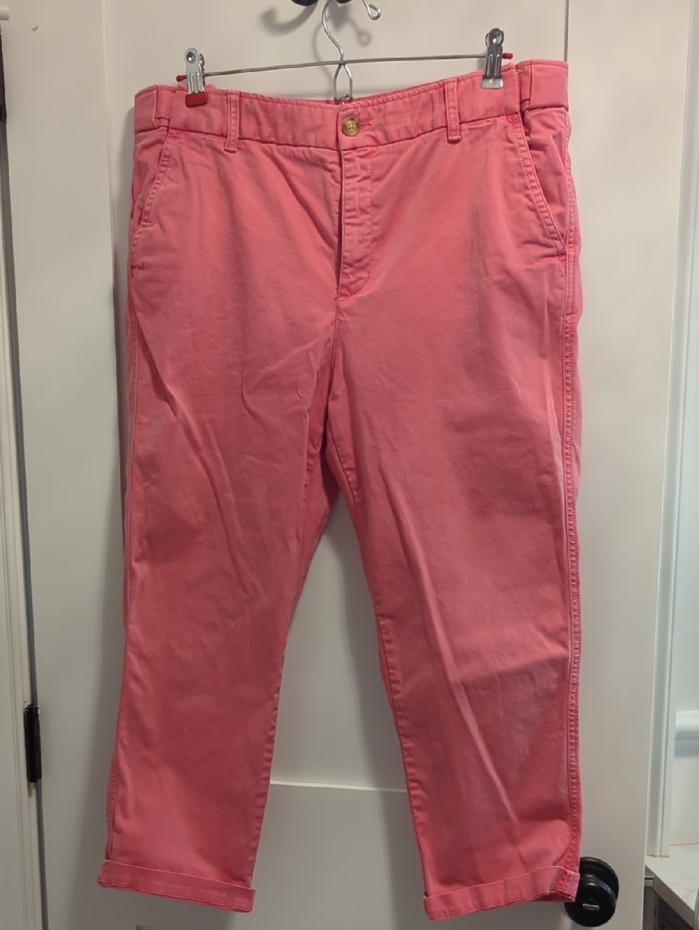 Coldwater Creek Coral Pink Cropped Pants